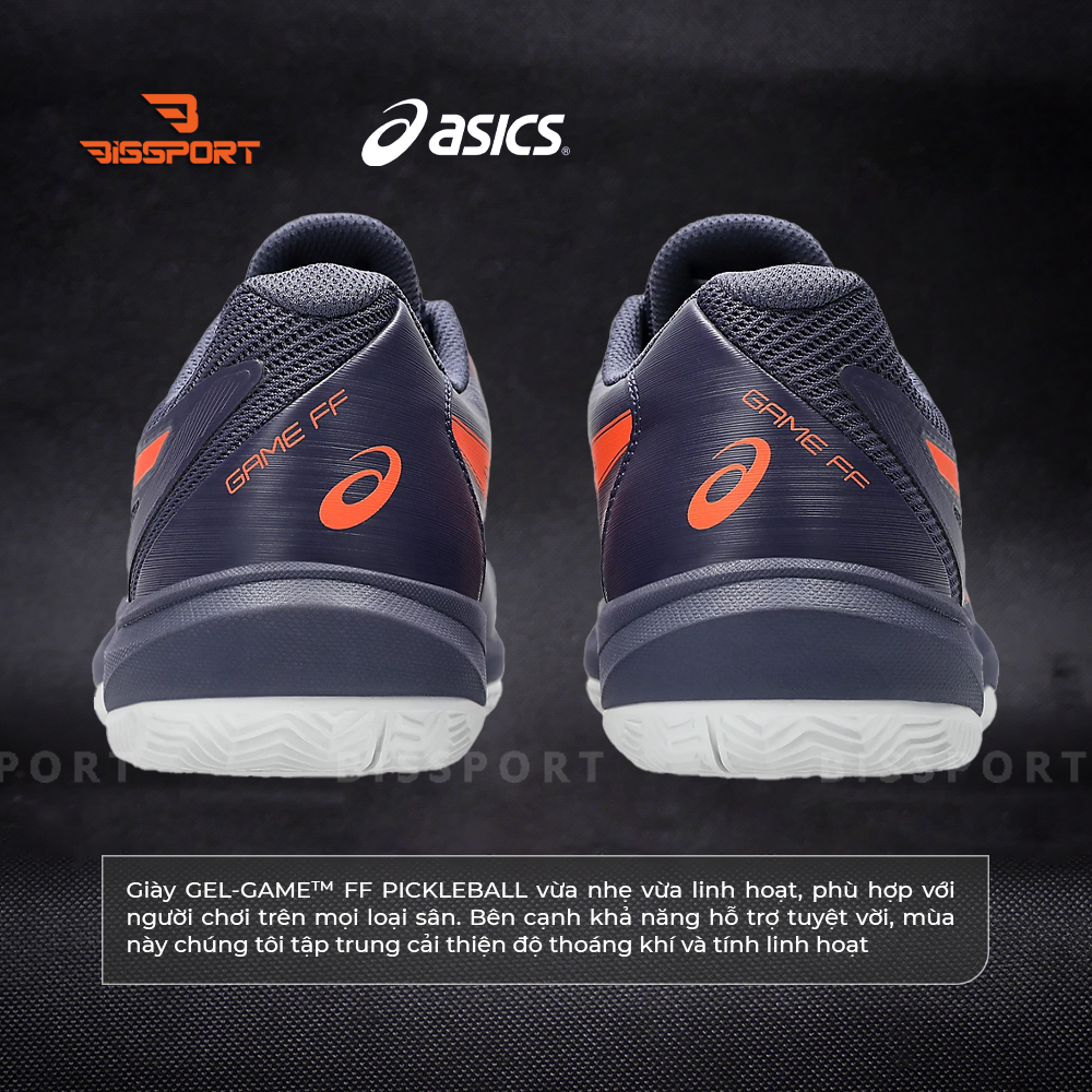 Giày Tennis/Pickleball ASICS GAME FF Chính Hãng – Trắng Xanh Matcha – Bám Sân – Công Nghệ GEL™ Giảm Chấn – Thoáng Khí